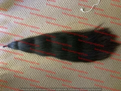 DOUBLE BLACK Horse False Tail Genuine OZ 80CM 32“ False Tail 360g EXTENDED AUST - Bild 1 von 4