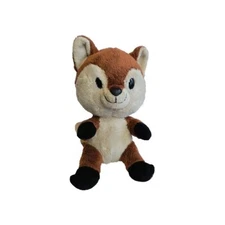 Build A Bear Smallfrys BAB Clever Fox brown white small mini 2013 6.5" Small fry