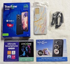 Moto G Power 5G 2024 6.7" 8GB/128GB  1 Year Tracfone Plan 1500 Min/Text/1.5 GB