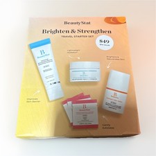 BeautyStat Brighten  Strengthen Travel Set Vitamin C Cleanser Serum Cream