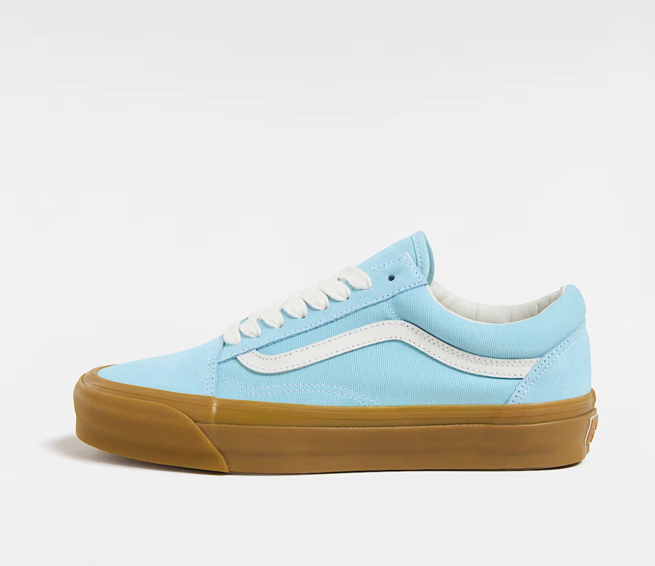 Vans Premium Old Skool Shoes in Light Blue and White All Sizes Limited Stock