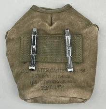 Vintage Vietnam War era M1956 Canteen Cover Pouch Field Gear Dated 1959