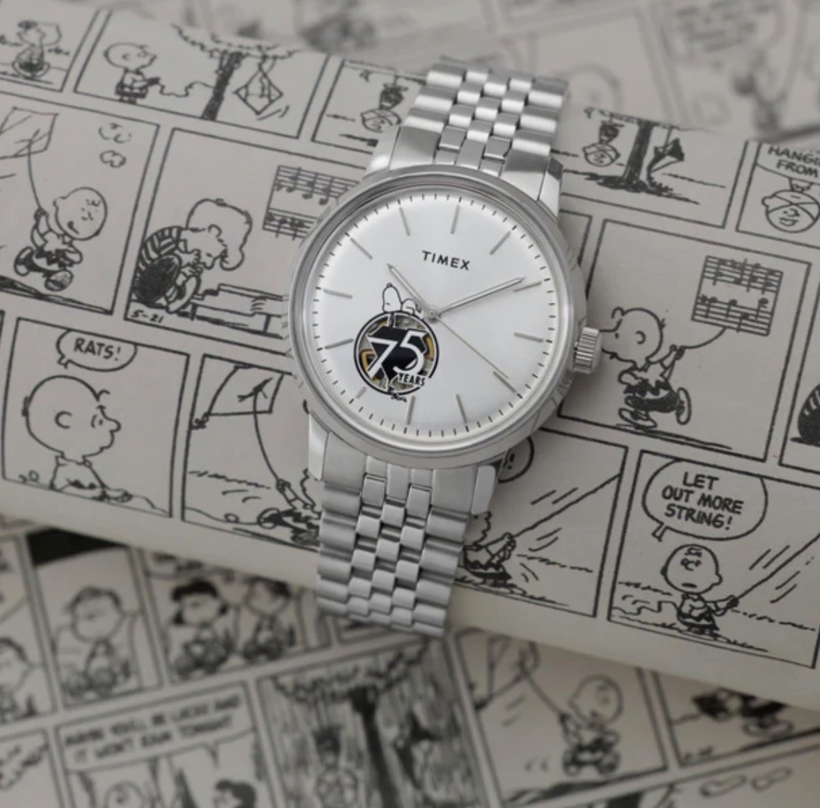 Timex Marlin Special Edition Snoopy Peanuts® x 75th Anniversary Automatic Watch image 6