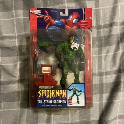 2004 ToyBiz Marvel Spider-Man Tail-Strike Scorpion Stinger Launching 6'' Figure
