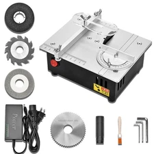 Precision Mini Electric Table Saw, DIY Hobby Handmade Woodworking Bench Cutti...