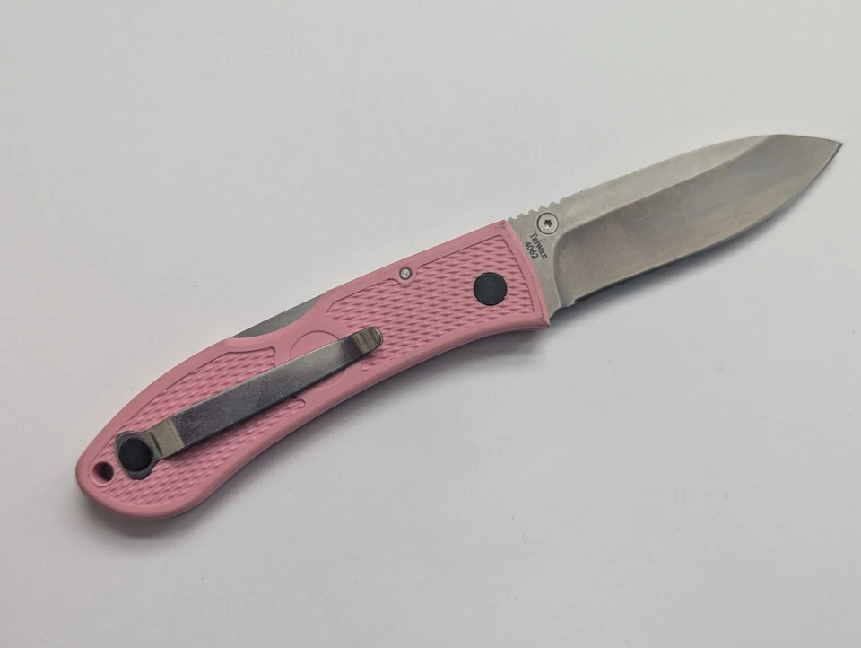 KA-BAR НОЖ DOZIER HUNTER ЗАМОК НАЗАД РАК МОЛОЧНОЙ ЖЕЛЕЗЫ РОЗОВЫЙ | НЕРЖАВЕЮЩАЯ СТАЛЬ 4062PK - Изображение 2 из 4