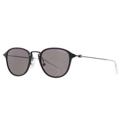 Montblanc Grey Square Men's Sunglasses MB0155S 009 51 MB0155S 009 51