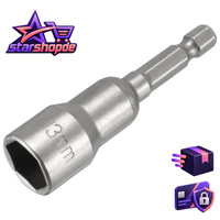 SteckschlüSsel Satz 13Mm 1/4 Zoll Hex Bohrer Nuss Bit Adapter FüR Akkuschrauber