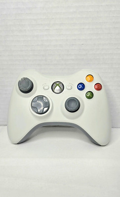 Official Microsoft Xbox 360 White Controller! Works Great! Fast Ship! Authentic!