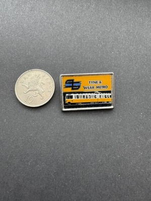 Tyne & Wear Metro Vintage Emaille Ansteckabzeichen