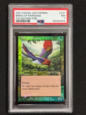 2001 MAGIC THE GATHERING BIRDS OF PARADISE 7TH EDITION FOIL #231