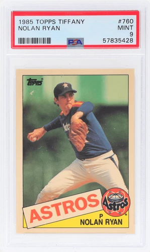 1985 Topps Tiffany Nolan Ryan #760 /5000 PSA 9