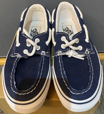 Vans Unisex Boat Shoes Loafers Navy Size Women's