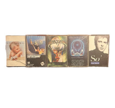 Van Halen, Supertramp, Journey, Peter Gabriel Rock Cassette Lot 5