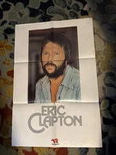1974 Eric Clapton Promo Poster Rso 