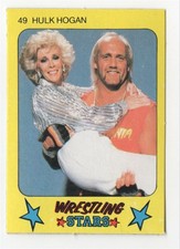 1986 MONTE GUM WRESLING STARS HULK HOGAN JOAN RIVERS R84