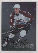 1998-99 ITG Be A Player Silver Auto Valeri Kamensky #186 Auto 1z8