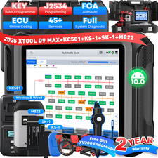 XTOOL D9 MAX KC501 Full Set Key Programmer J2...