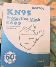 BLSCODE Kn95 Protective Mask for Non-Medical Use. 60 Pieces