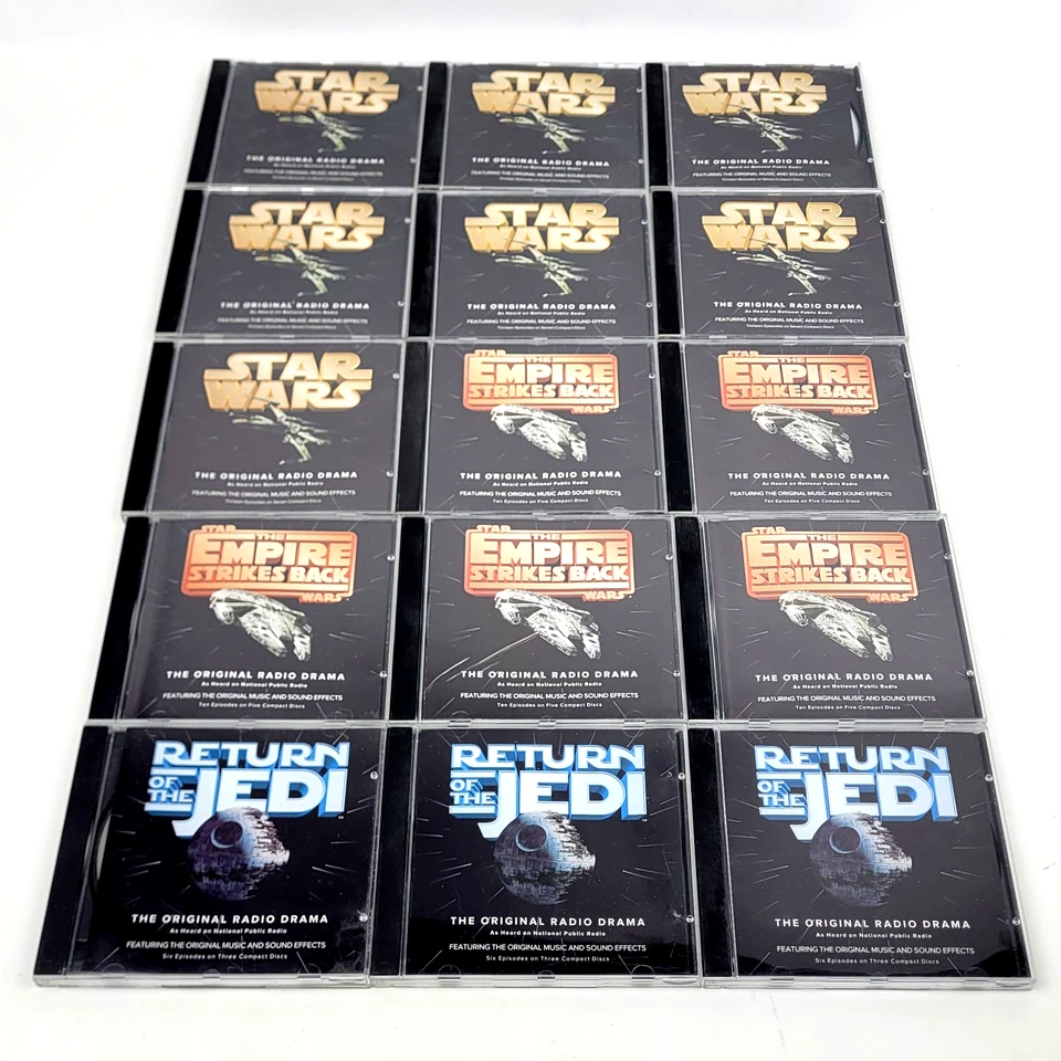 Star Wars Original Radio Drama Complete Trilogy 15 CD Box Set - Imagem 4 de 4