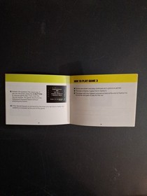 Hollywood Squares (Nintendo, NES) Instruction Booklet/Manual Only