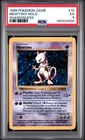 1999 POKEMON BASE SET SHADOWLESS #10 MEWTWO-HOLO PSA 5