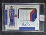 2019-20 Panini National Treasures Patch Auto Bronze #116 Matisse Thybulle RC /49