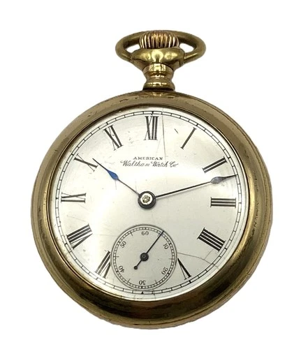 Waltham 1892 Pocket Watch Grade 15 18s Model 1883 15j Baystate Gold Filled Case