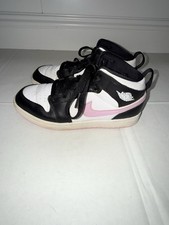 Air Jordan 1 Mid GS White Light Arctic Pink Kids 2.5 Y