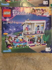 LEGO Friends 41135 Livi&rsquo;s Pop Star House  w Manual Retired