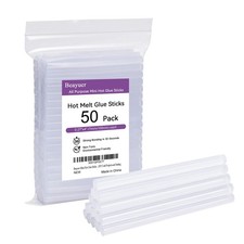 Beayuer Mini Hot Glue Sticks 7mm x 100mm 50 Pack for Most Small Hot Melt Glue 0.16 per stick