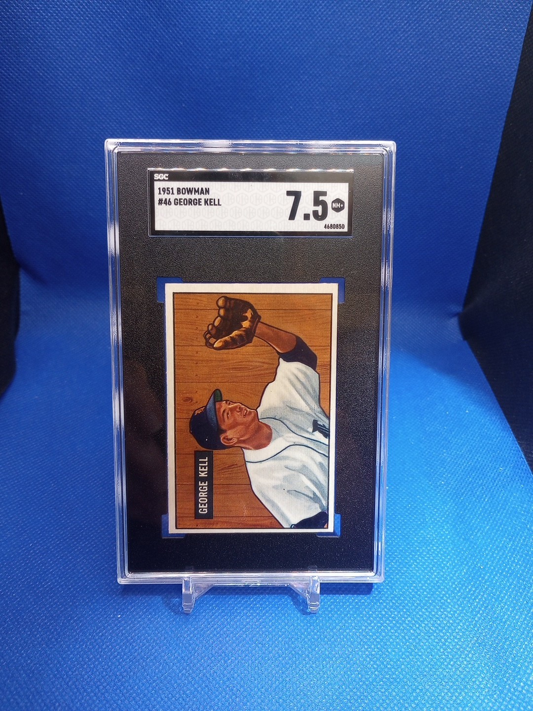 1951 Bowman #46 George Kell SGC 7.5 NM Detroit Tigers HOF 