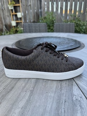 michael kors  Keaton Sneakers shoes In Brown CM26C Women s Size 8