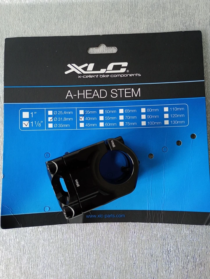 XLC Pro Ride 40mm Handlebar Stem 31.8mm Bar Clamp fit Raceface DMR Easton z908 - Image 4 of 4