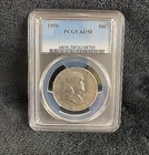 1950 P PCGS AU 50 Benjamin Franklin Half Dollar