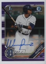 2019 Bowman Chrome Prospects Purple Refractor /250 Wenceel Perez Auto 0rd2