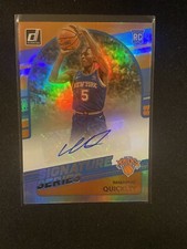 2020-2021 Panini Donruss Immanuel Quickley Signature Series  Holo RC