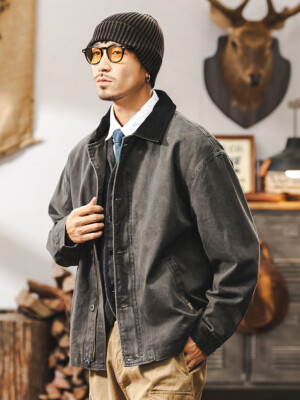 American Retro Classic Suit Workwear Jacket Mens Spring 2025