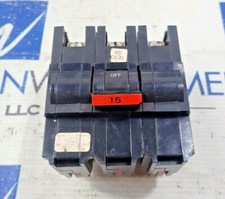 Federal Pacific NA315 Stab Lok 15 Amp 3 Pole 240V Plug in NA Circuit Breaker