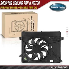 Radiator Cooling Fan Assembly for Buick Encore 2014-2021 Chevrolet Trax L4 1.4L