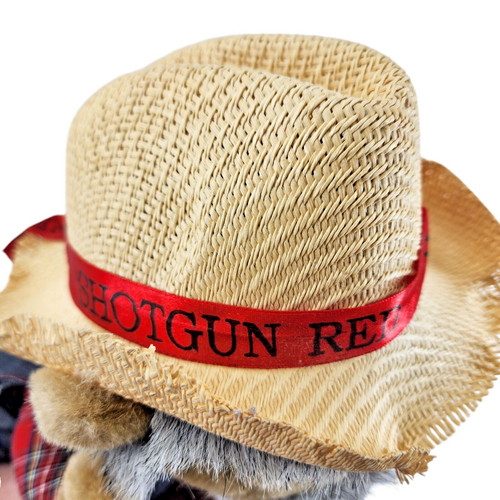 SHOT GUN RED Vintage Hee Haw 14'' Plush Stuffed Doll Grandpa Cowboy TV Show - Picture 9 of 11