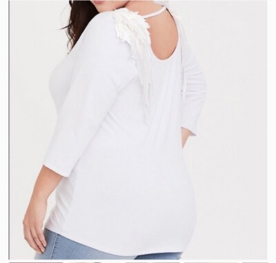 Torrid angel wing top 3d look 4xl
