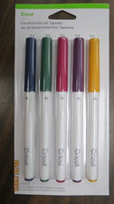 CRICUT 2004585 FINE-POINT PEN SET, TAPESTRY 5 COUNT .4MM NEW