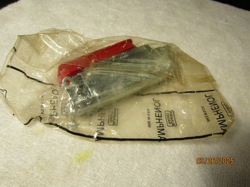 Conector de enchufe de computadora Amphenol de 50 pines de colección P/N 57-20500-7 NOS - Imagen 2 de 3