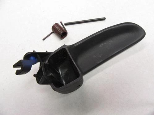 Original OEM Chrysler Concorde 300M LHS lado del conductor puerta delantera trasera manija negra Foto 4 de 4