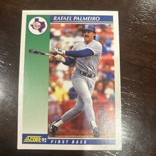 1992 Score - #55 Rafael Palmeiro