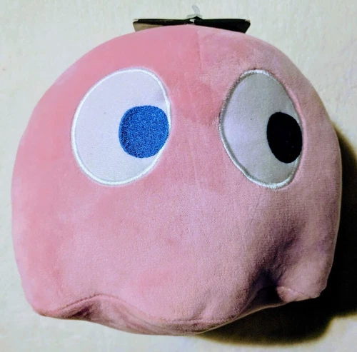 Peluche sonore PAC-MAN 20 cm fantôme PINKY pacman