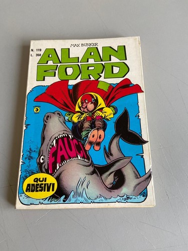 ALAN FORD N.119 COMIC WITH STICKERS