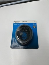 Qty 6 Commercial Electric CE Phone Handset Coil Cord 25ft/7.62m 188 361 Black