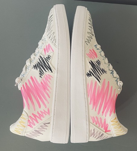Vintage Havana Blaze Multi Color Swirl Sneakers Women Size 11. Brand New No Box - Picture 7 of 11
